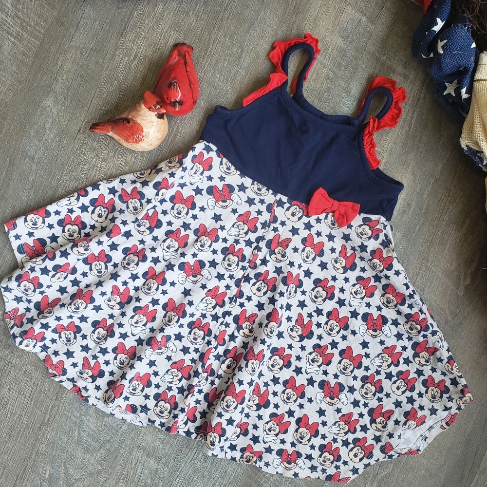 Disney Minnie Mouse handkerchief hem dress sz 3T